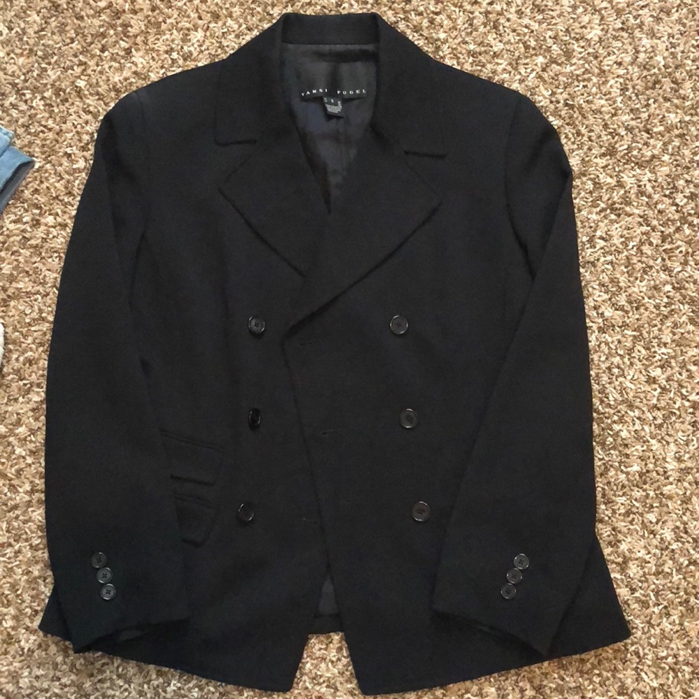 Black 2 piece suit, never worn but without tags